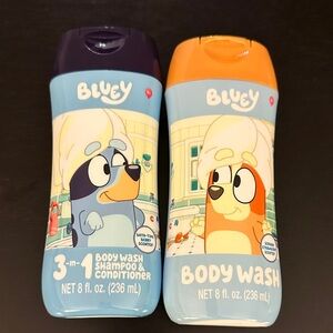 Disney Bluey Kids 2 Pack 3-in-1 Shampoo Conditioner Body Wash